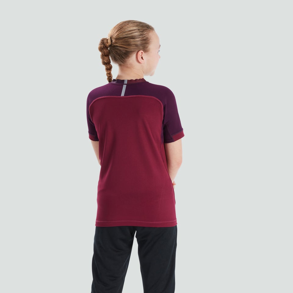 Junior Unisex Vapodri Evader Jersey Maroon