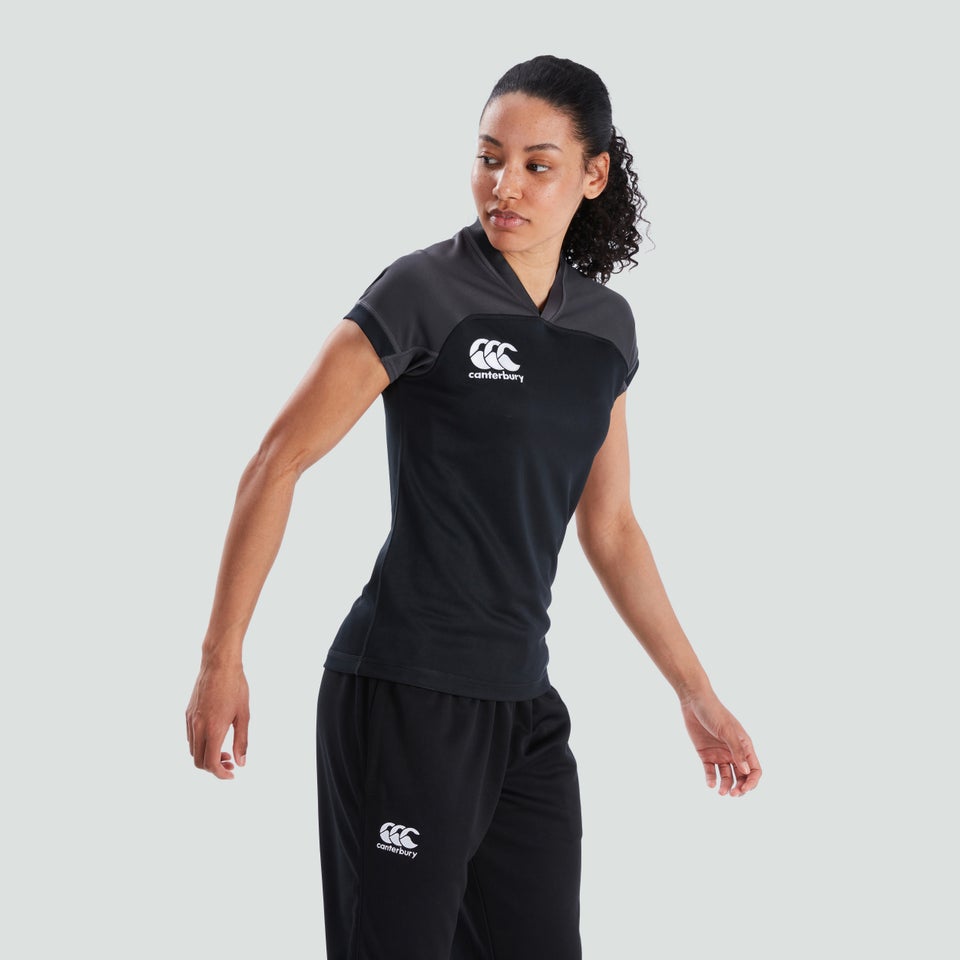 Womens Vapodri Evader Jersey Black
