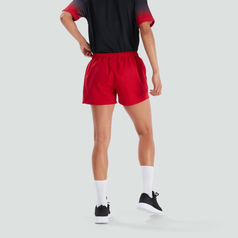 CANTERBURY ADVANTAGE SHORT AF FLAG RED