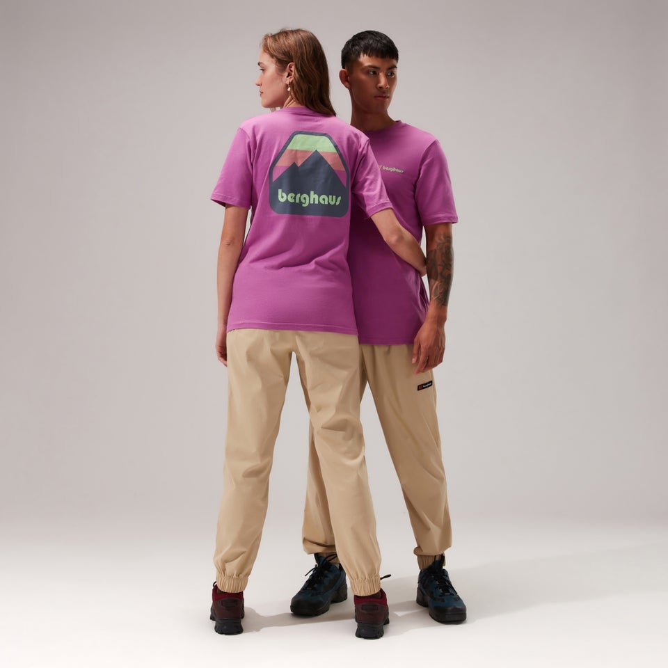 Unisex Graded Peak T-Shirt - Purple