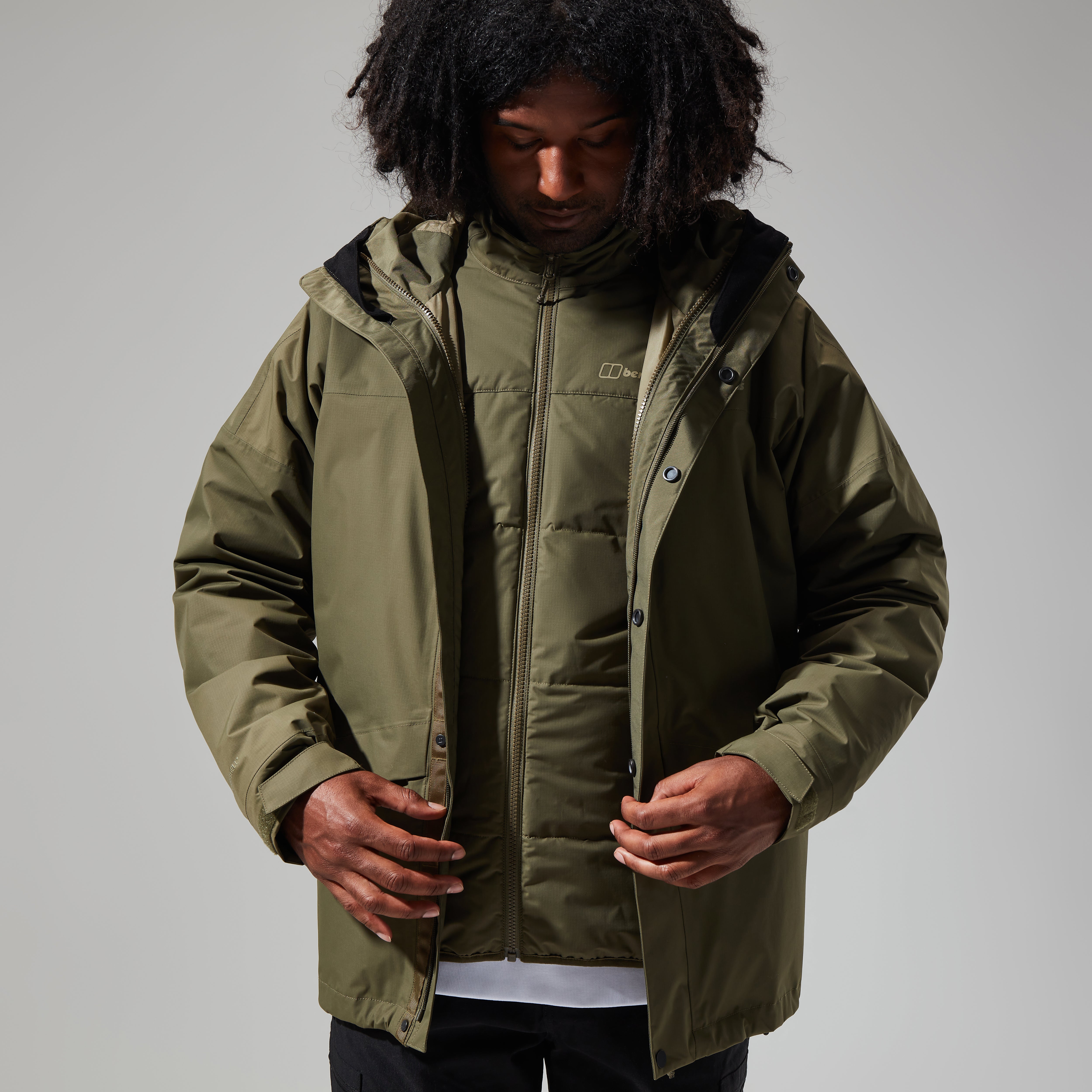 Men's Integer Gemini 4in1 Jacket - Dark Green