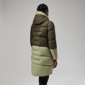 Women's Combust Reflect Long Jacket - Green