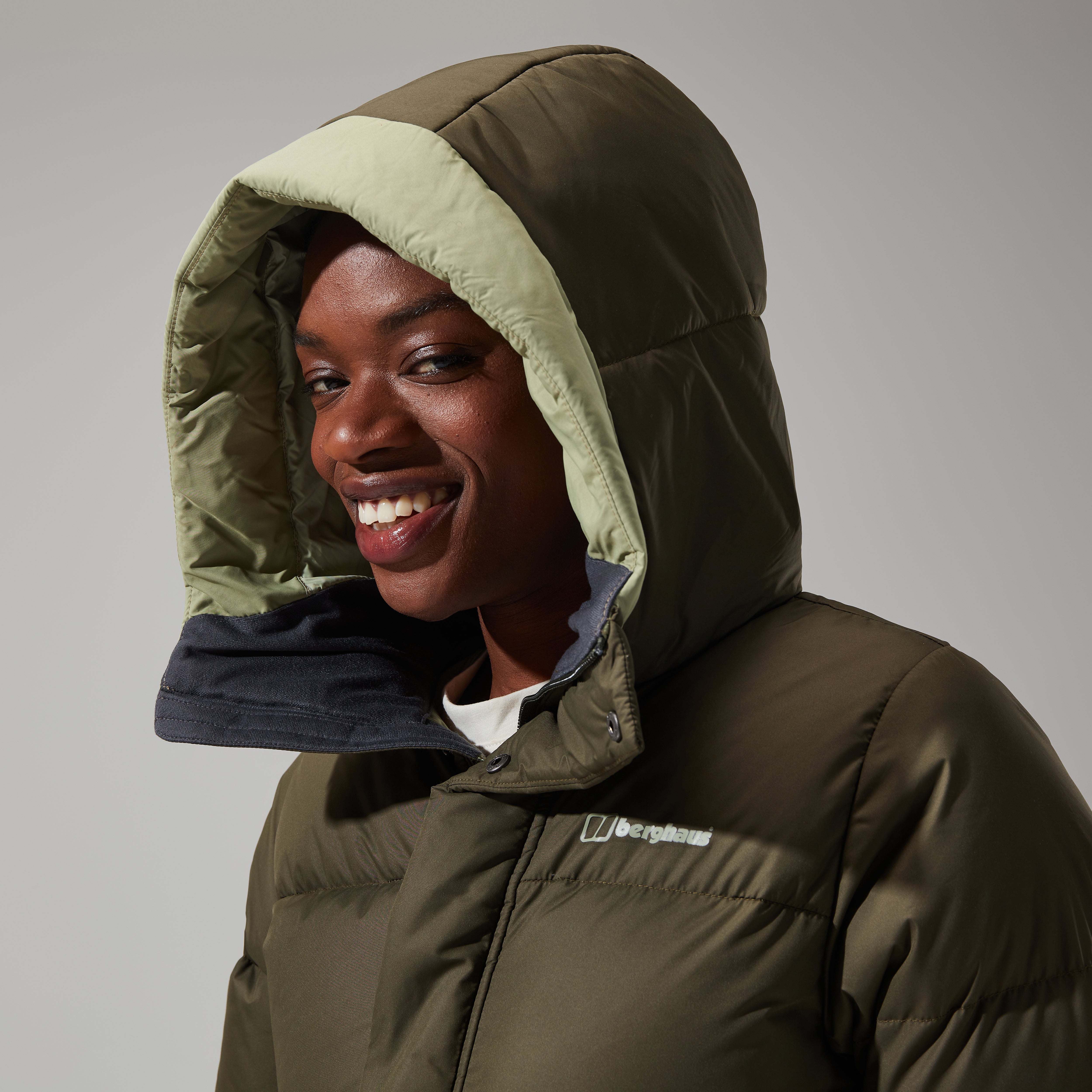 Women's Combust Reflect Long Jacket - Green | Berghaus