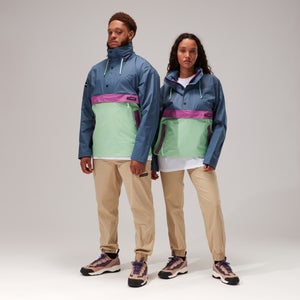 Unisex Ski Smock 86 Jackets - Dark Blue/Light Green