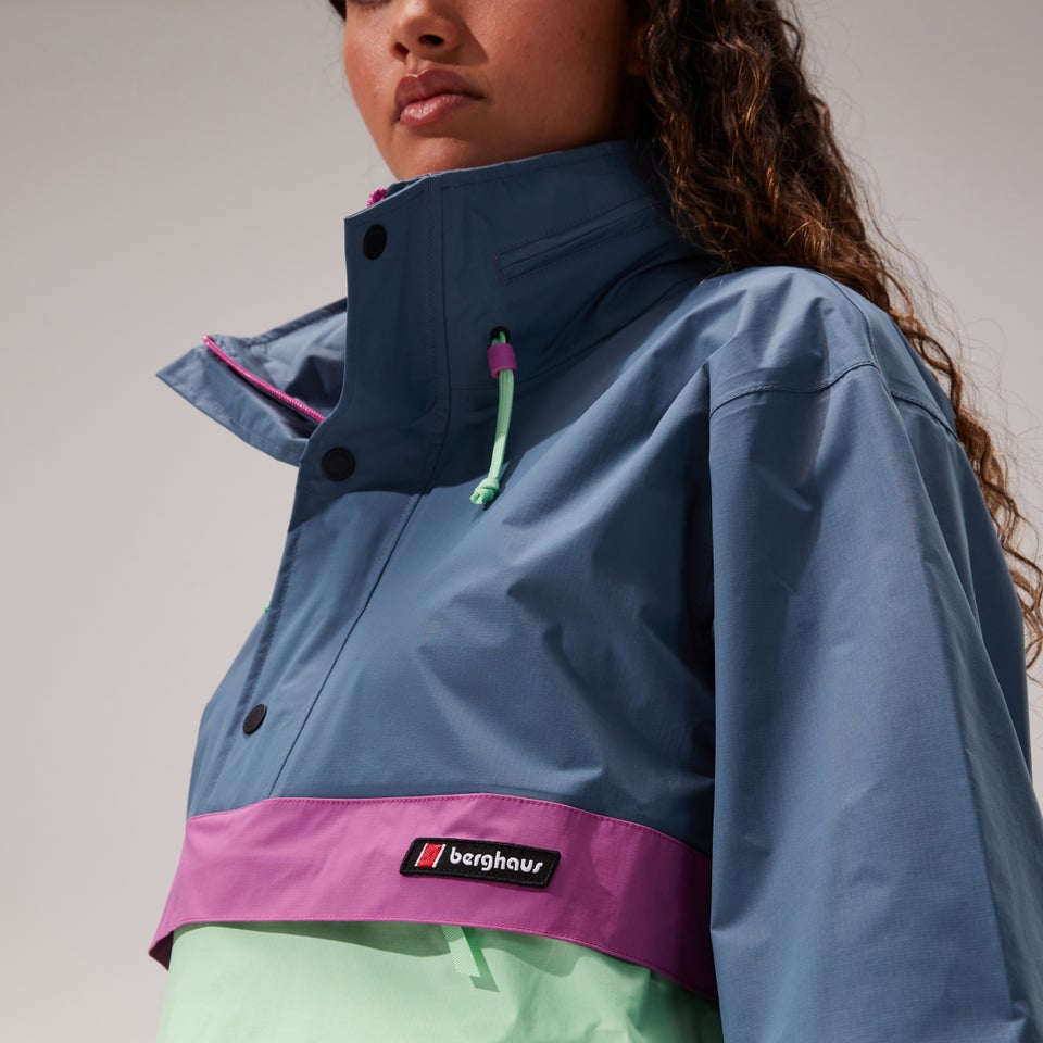 Unisex Ski Smock 86 Jackets - Dark Blue/Light Green
