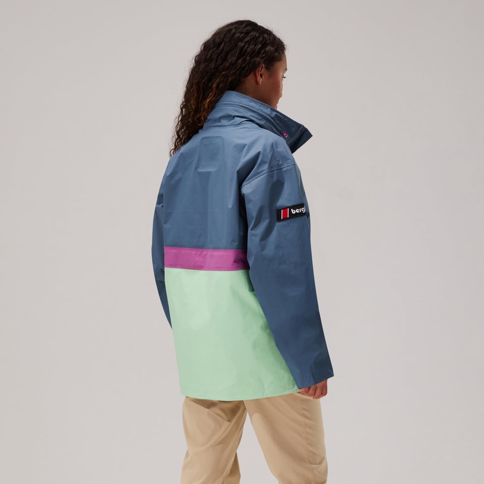 Unisex Ski Smock 86 Jackets - Dark Blue/Light Green