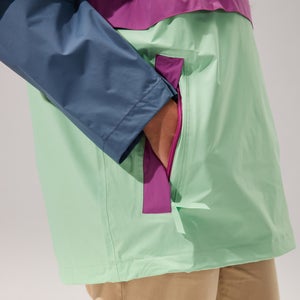 Unisex Ski Smock 86 Jackets - Dark Blue/Light Green