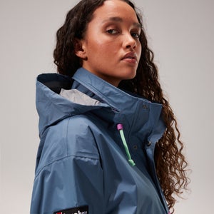 Unisex Ski Smock 86 Jackets - Dark Blue/Light Green