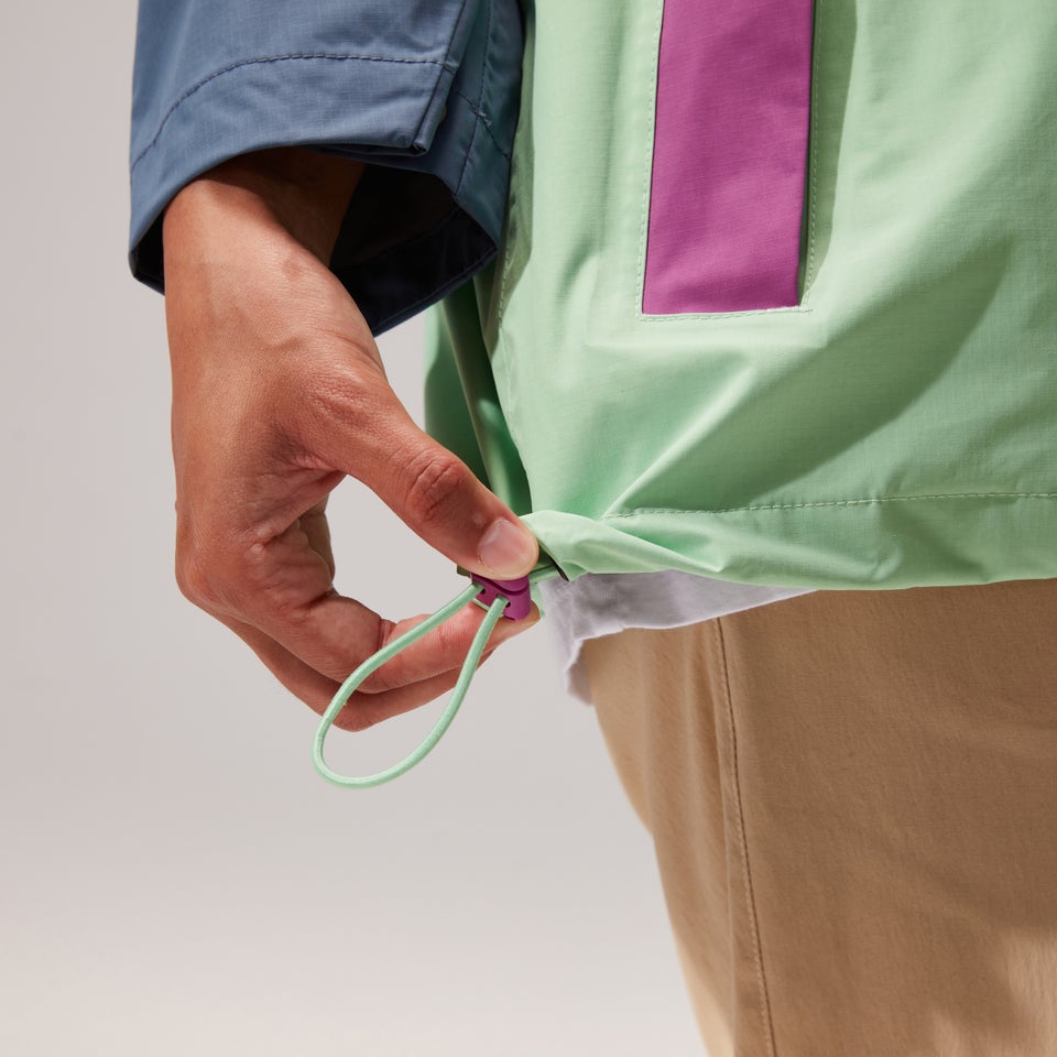 Unisex Ski Smock 86 Jackets - Dark Blue/Light Green