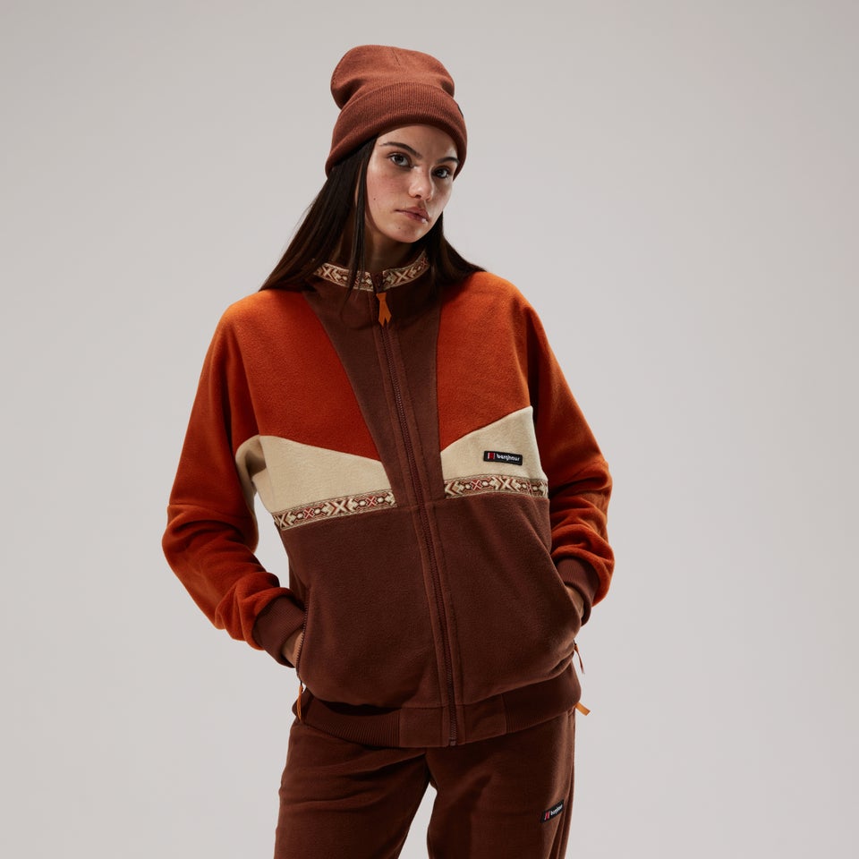 Unisex Tramantana 91 Fleece Jacket - Dark Brown/Brown