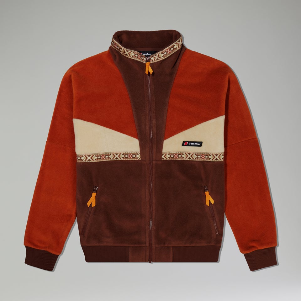 Unisex Tramantana 91 Fleece Jacket - Dark Brown/Brown