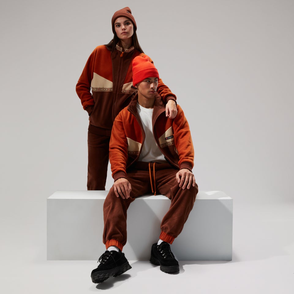 Unisex Tramantana 91 Fleece Jacket - Dark Brown/Brown