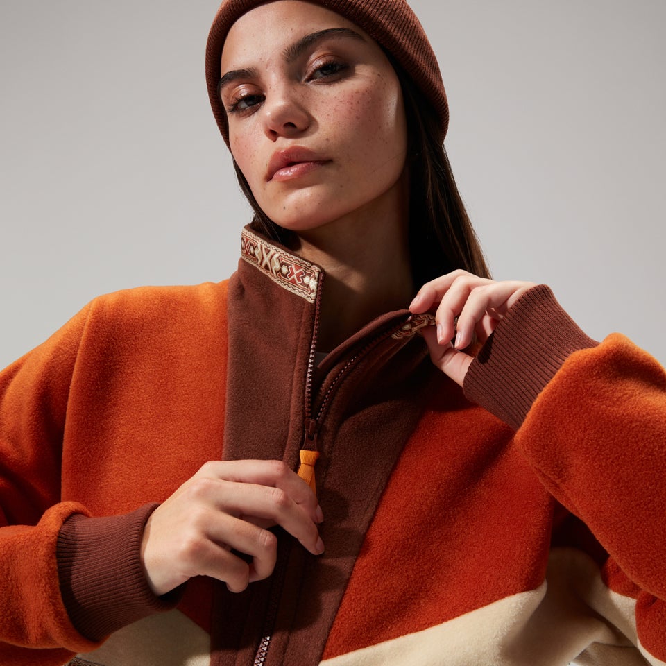 Unisex Tramantana 91 Fleece Jacket - Dark Brown/Brown