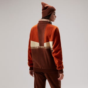 Unisex Tramantana 91 Fleece Jacket - Dark Brown/Brown