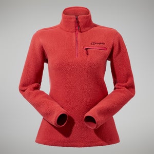 Darria Half Zip Fleece für Damen - Rot