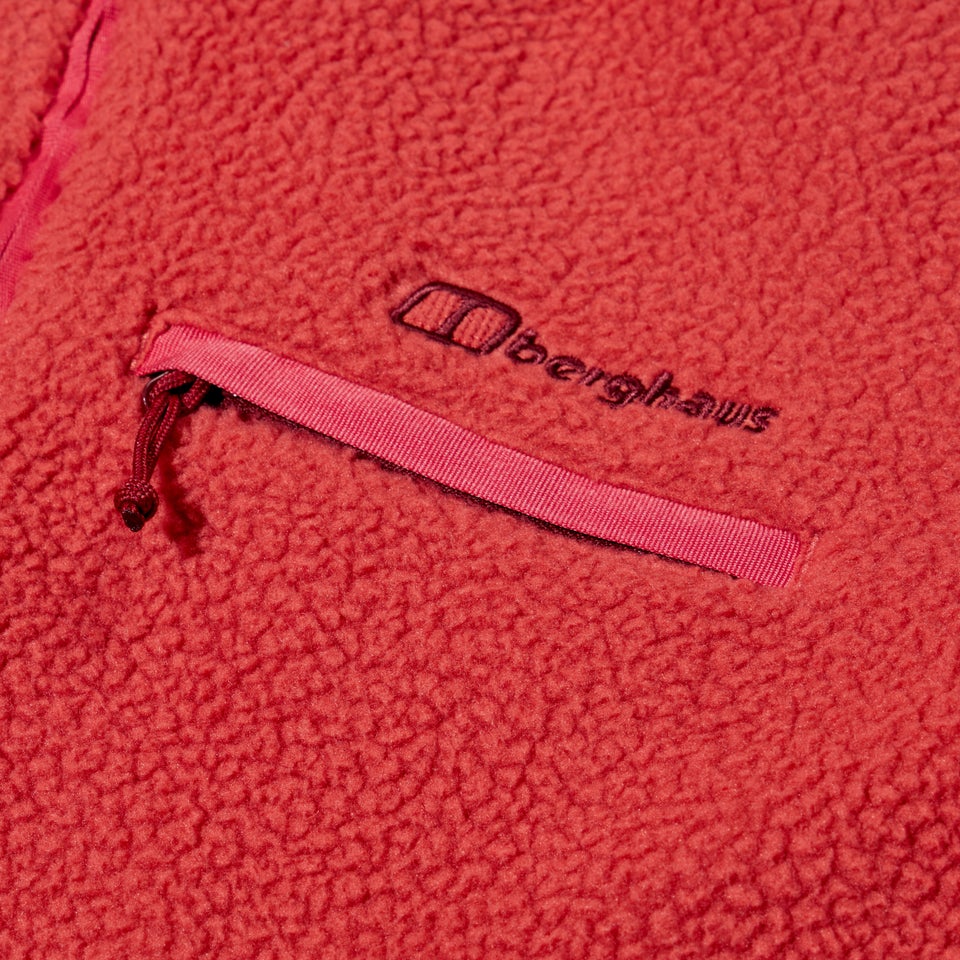 Darria Half Zip Fleece für Damen - Rot