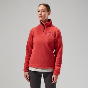 Darria Half Zip Fleece für Damen - Rot