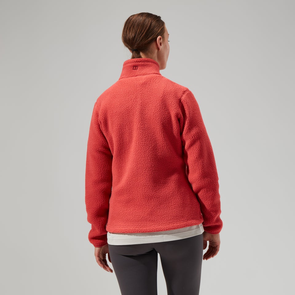 Darria Half Zip Fleece für Damen - Rot