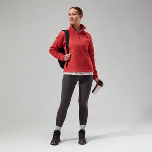 Darria Half Zip Fleece für Damen - Rot