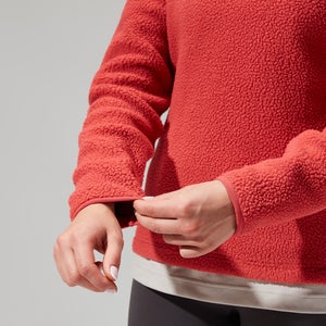 Darria Half Zip Fleece für Damen - Rot