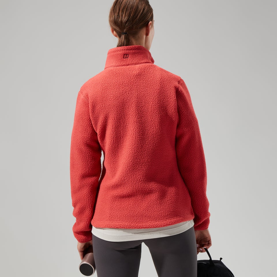 Darria Half Zip Fleece für Damen - Rot