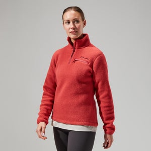 Darria Half Zip Fleece für Damen - Rot