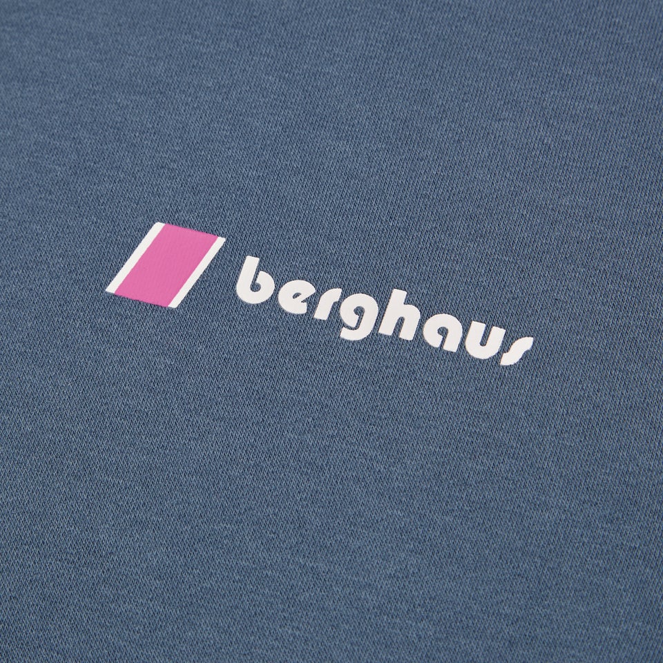 Unisex Heritage Small Logo Hoody - Dark Blue