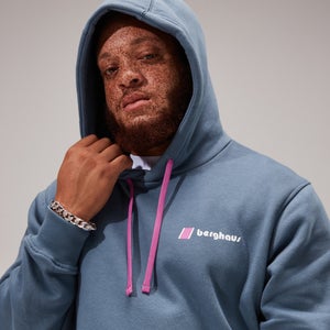 Unisex Heritage Small Logo Hoody - Dark Blue