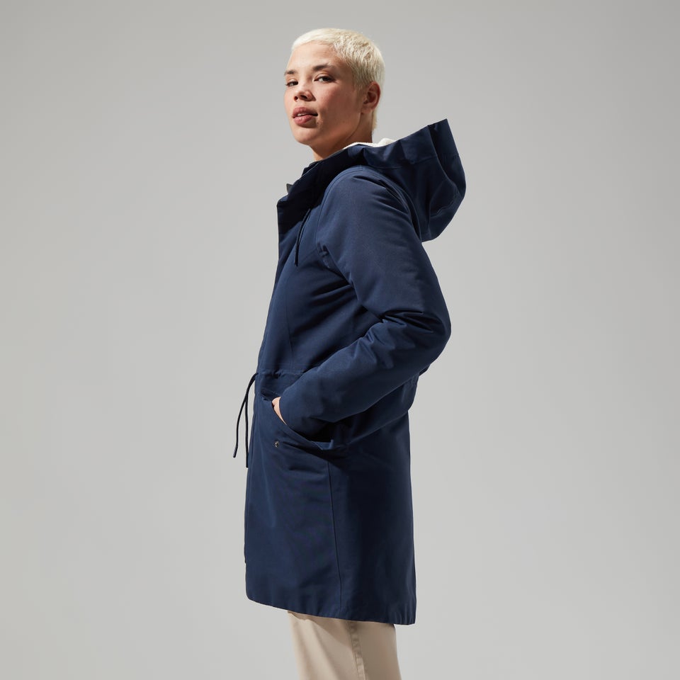 Foxghyll Parka für Damen - Dunkelblau/Naturfarben