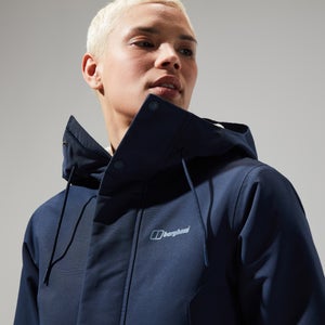 Women's Foxghyll Hooded Parka - Dark Blue/Natural