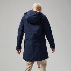 Women's Foxghyll Hooded Parka - Dark Blue/Natural