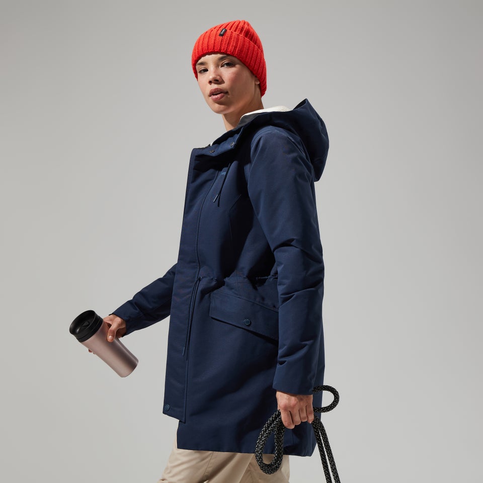 Foxghyll Parka für Damen - Dunkelblau/Naturfarben