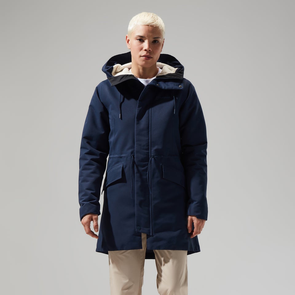 Foxghyll Parka für Damen - Dunkelblau/Naturfarben