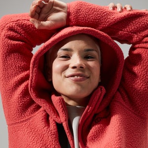 Women's Darria FZ Hooded Jacket - Red