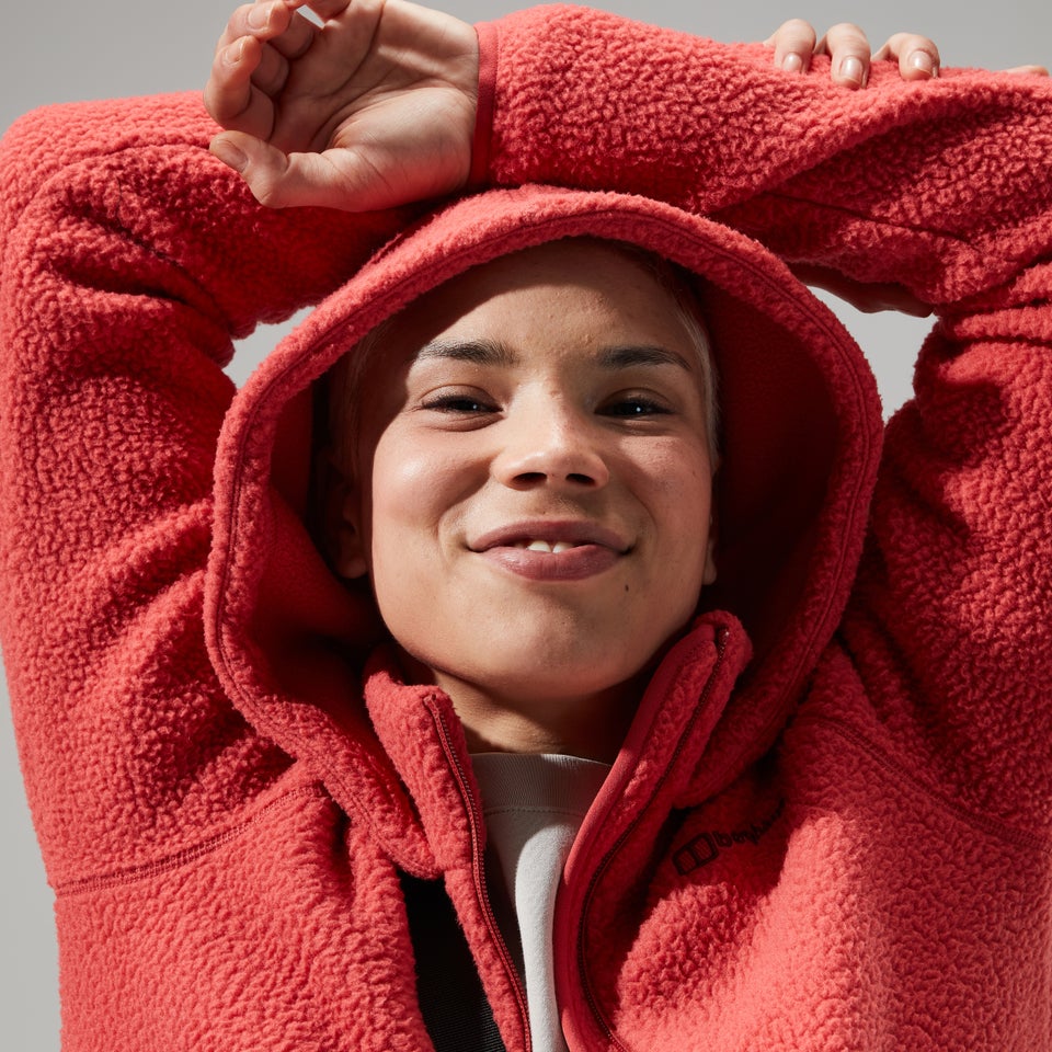 Women's Darria FZ Hooded Jacket - Red