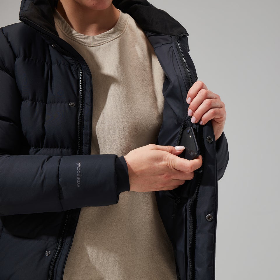 Rosthwaite Reflect Daunen Jacke für Damen - Schwarz