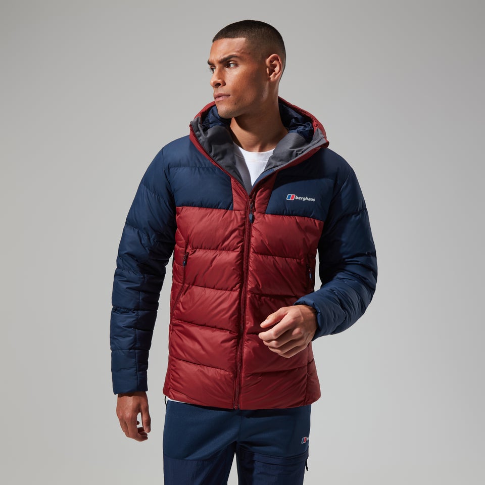 Men's Urban Ronnas Reflect Jacket - Dark Red/Dark Blue