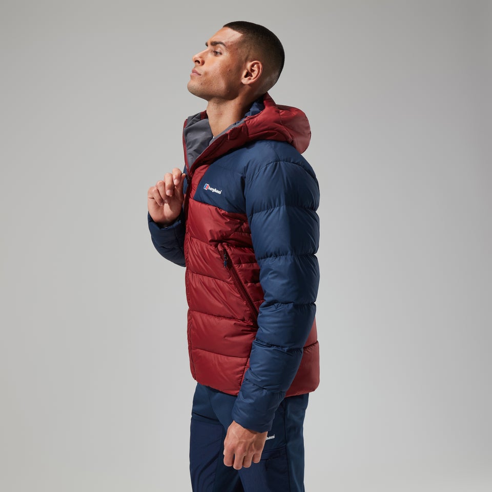 Men's Urban Ronnas Reflect Jacket - Dark Red/Dark Blue