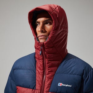 Men's Urban Ronnas Reflect Jacket - Dark Red/Dark Blue