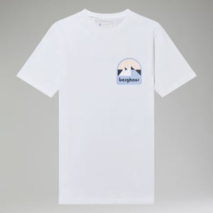 Unisex Mtn Anaglyph T-Shirts - White