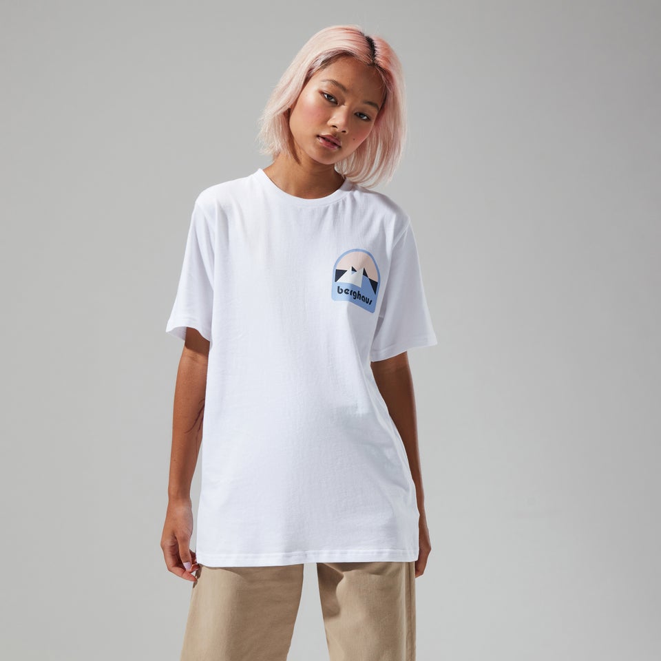 Unisex Mtn Anaglyph T-Shirts - White