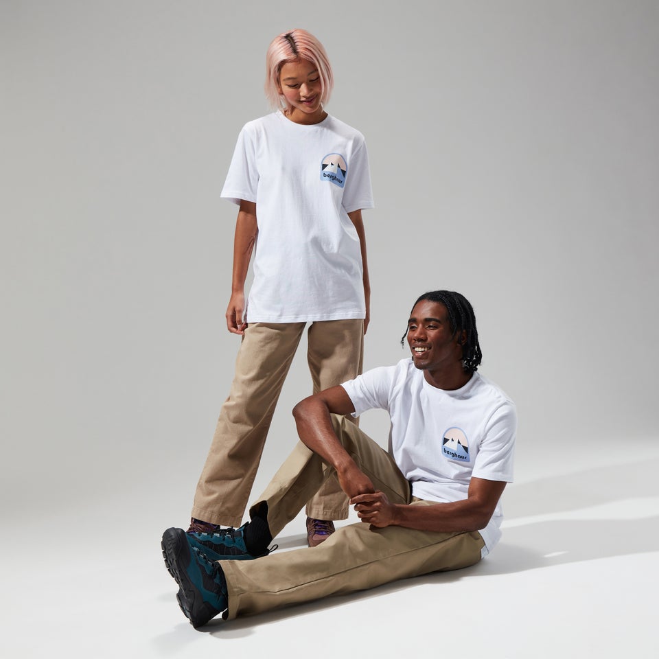 Unisex Mtn Anaglyph T-Shirts - White