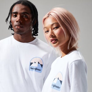 Unisex Mtn Anaglyph T-Shirts - White