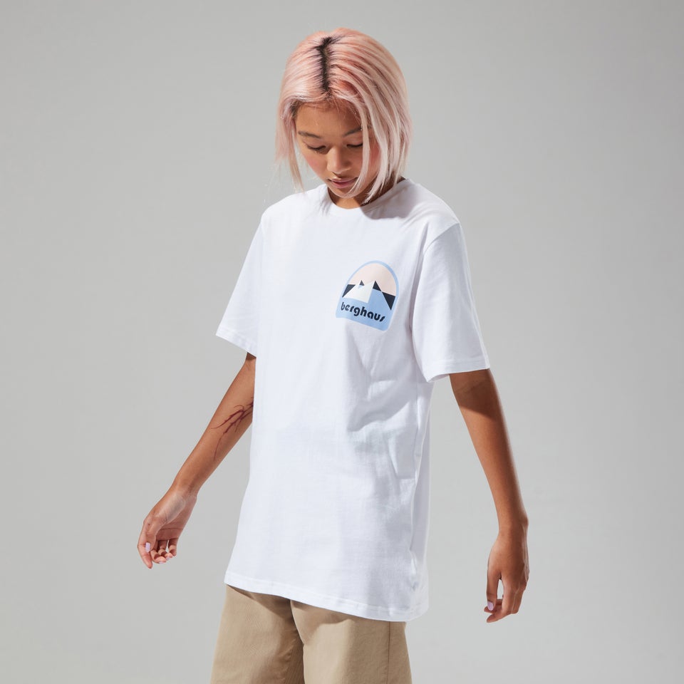 Unisex Mtn Anaglyph T-Shirts - White