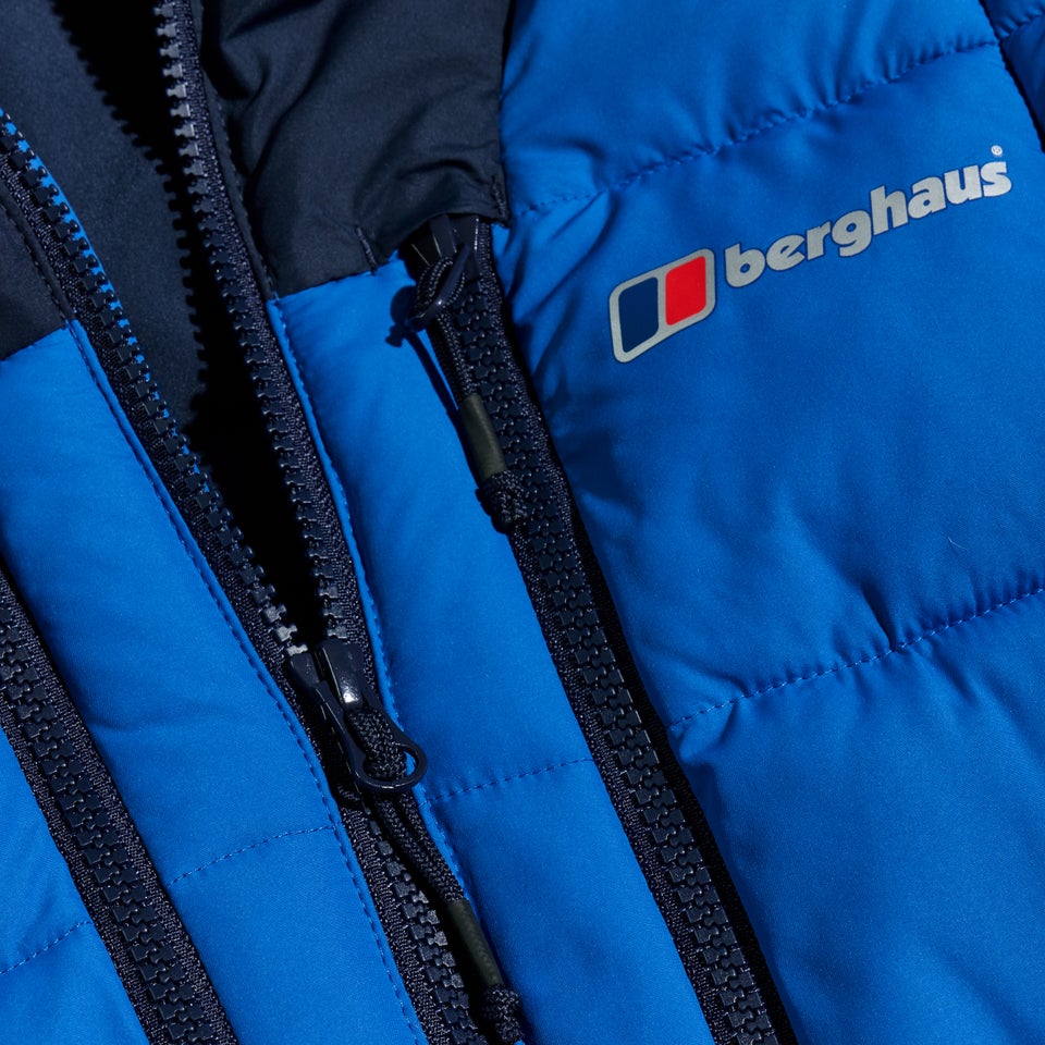 Men's Menahan Insulated Hooded Jacket - Blue/Dark Blue