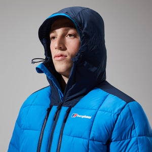 Men's Menahan Insulated Hooded Jacket - Blue/Dark Blue