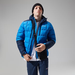 Men's Menahan Insulated Hooded Jacket - Blue/Dark Blue