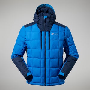 Men's Menahan Insulated Hooded Jacket - Blue/Dark Blue