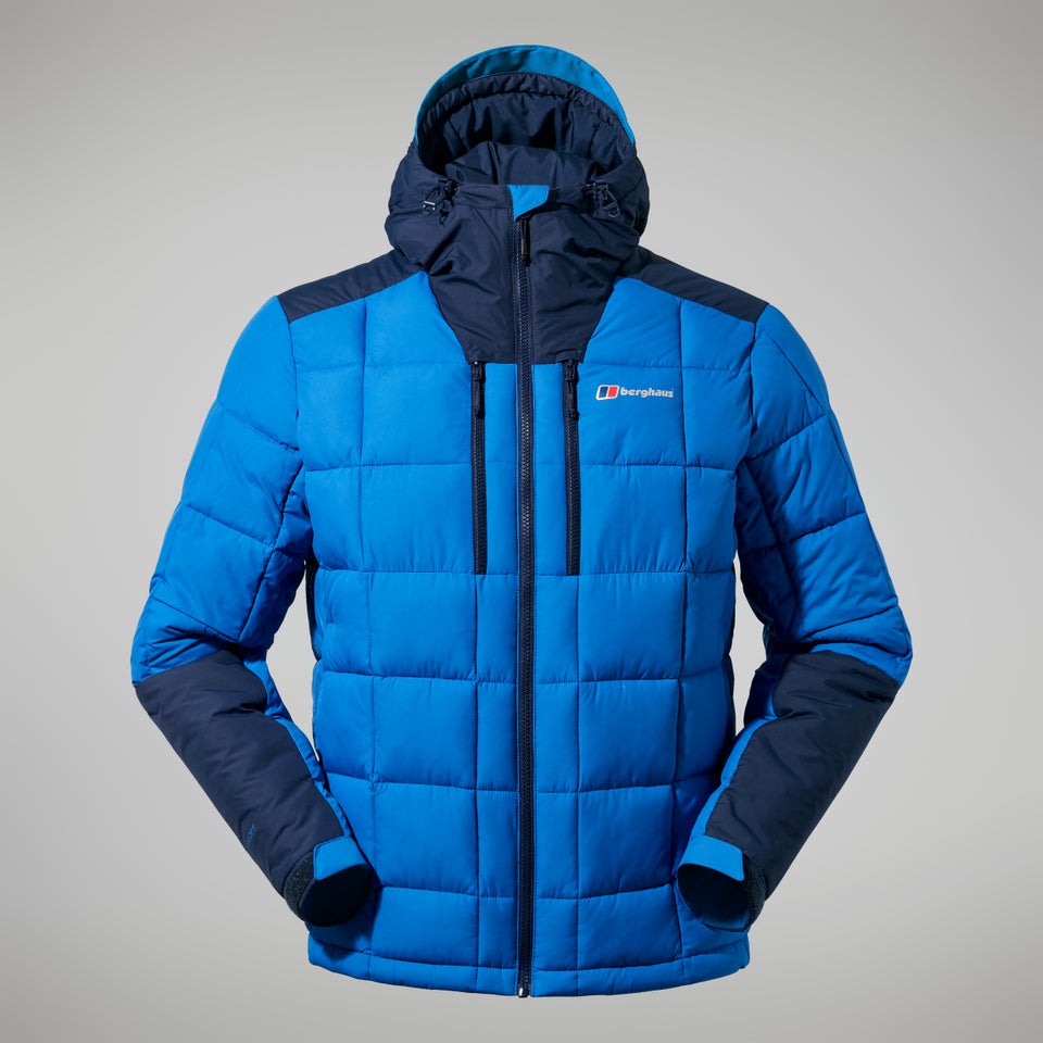 Men's Menahan Insulated Hooded Jacket - Blue/Dark Blue
