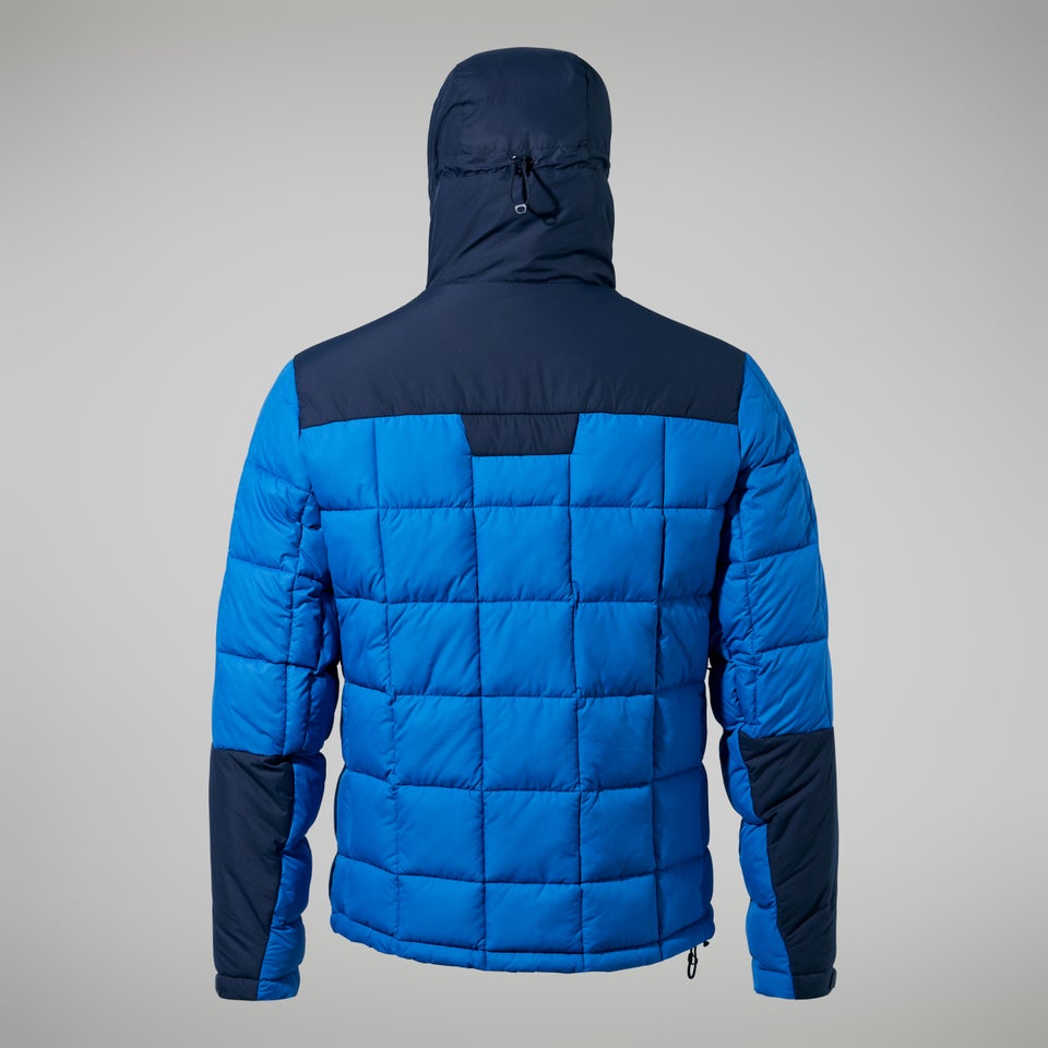 Men's Menahan Insulated Hooded Jacket - Blue/Dark Blue